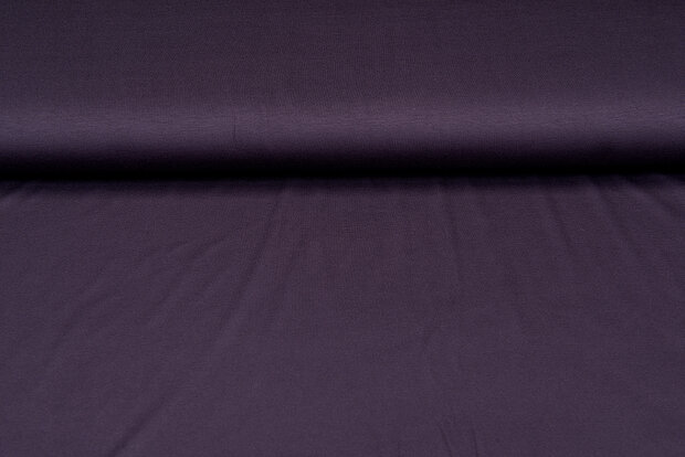 Viskose Jersey Dunkelviolett