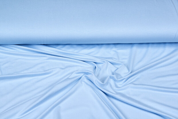 Viskose Jersey hellblau