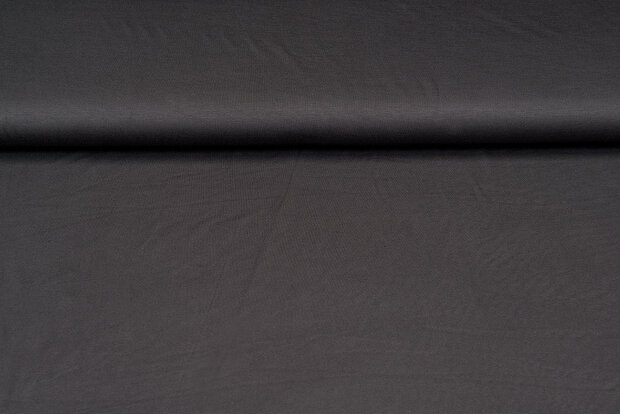 Viskose Jersey dunkelgrau-taupe