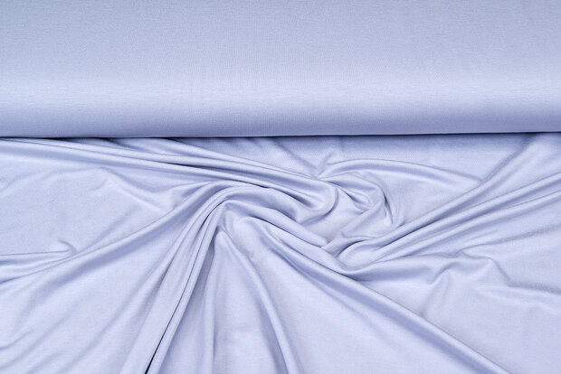 Viskose Jersey hellgrau-flieder