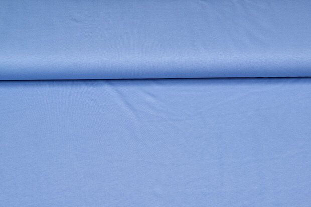 Viskose Jersey helles metalblau