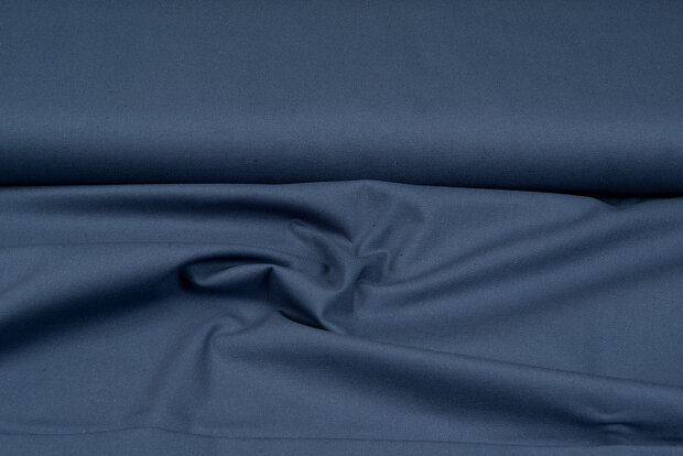 Canvas Uni metalblau