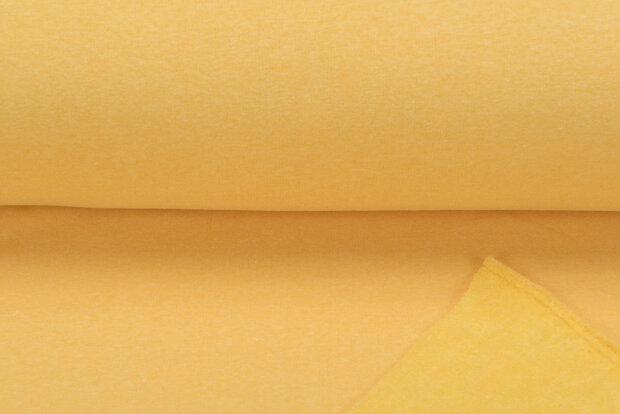 Sweat meliert White Yarn gelb