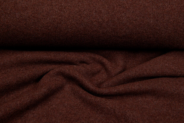 Walkloden braun melange