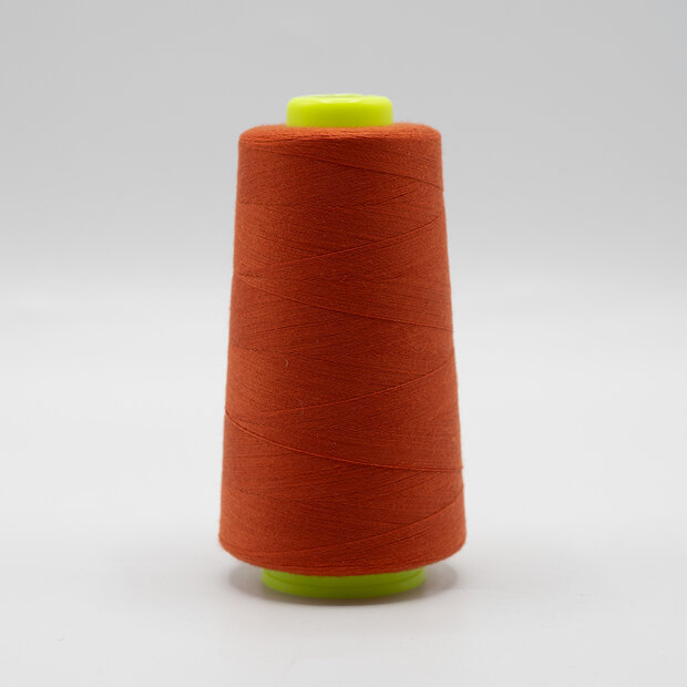 Overlockgarn terra-rost