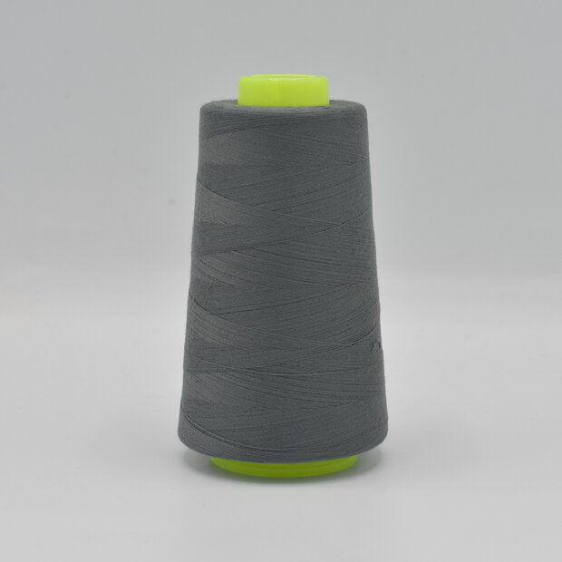 Overlockgarn mittelgrau melange