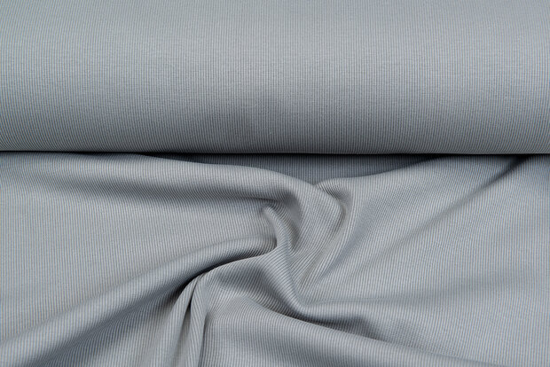 Heavy Rippjersey grau