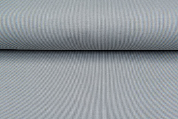 Heavy Rippjersey grau