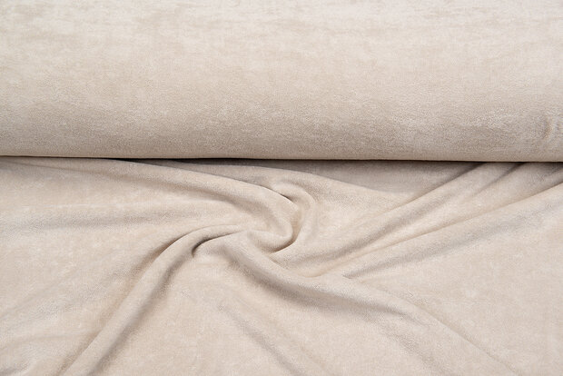 Gestrickte Frotteestoff sand