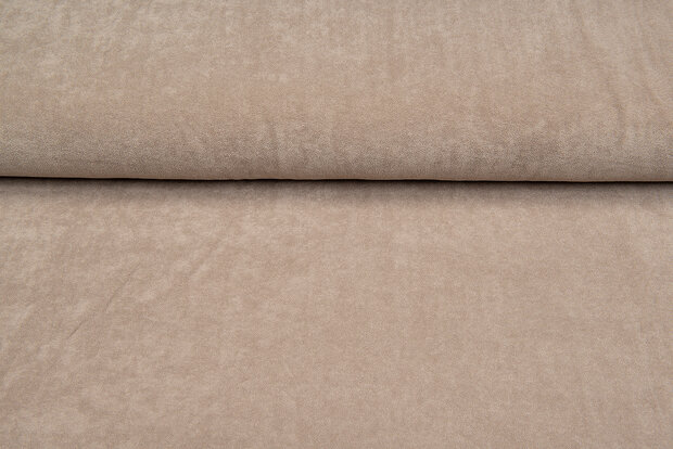 Gestrickte Frotteestoff dunkelsand