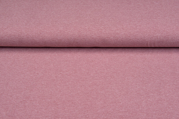 Baumwolljersey Meliert hellrot