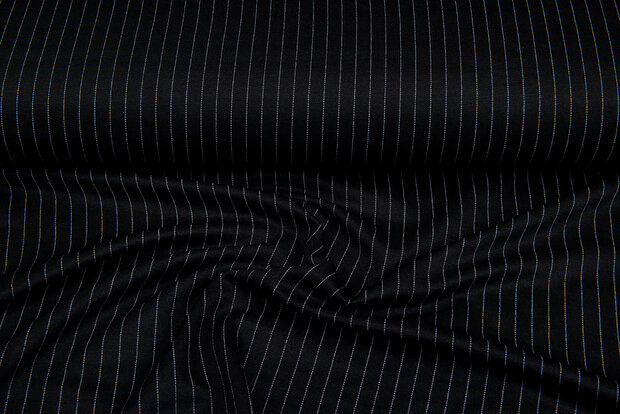 Romanit Jersey stripes schwarz-grau