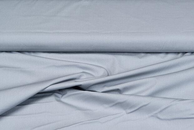 Baumwolle Popeline uni grau