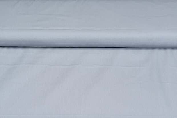 Baumwolle Popeline uni grau