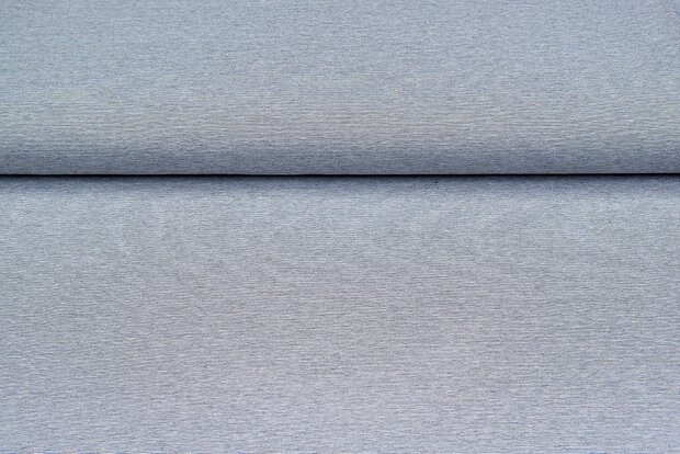 Baumwolljersey stripes grau-schwarz