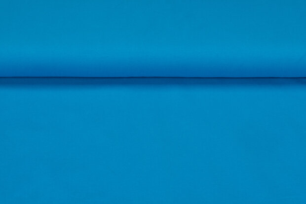 Baumwolljersey uni turquoise