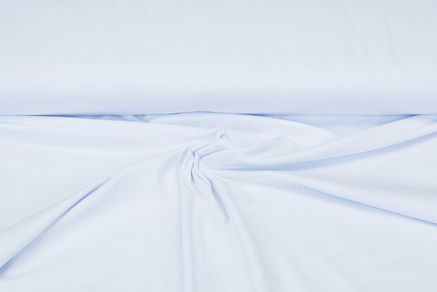 Baumwolljersey uni weiss