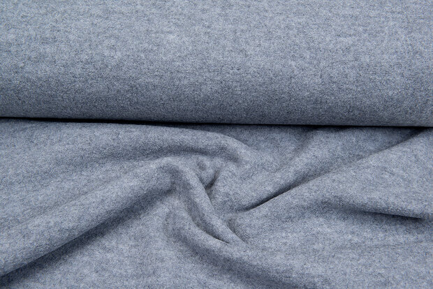 Walkloden hellgrau melange