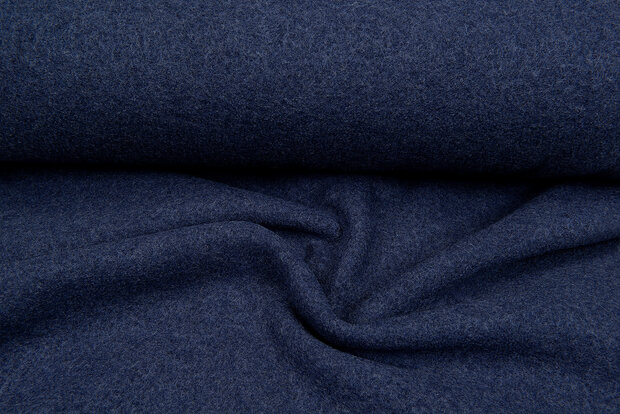 Walkloden blau melange