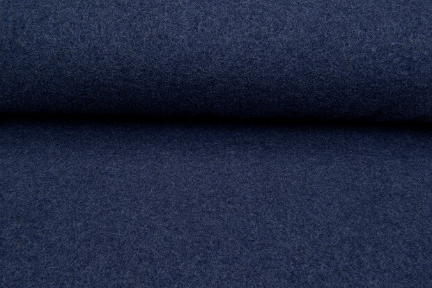 Walkloden blau melange