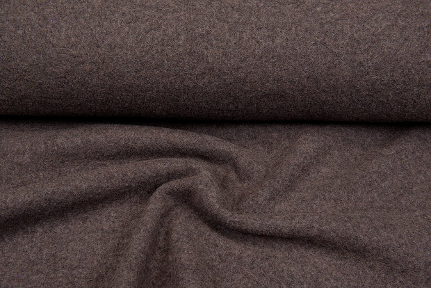 Walkloden dunkeltaupe melange