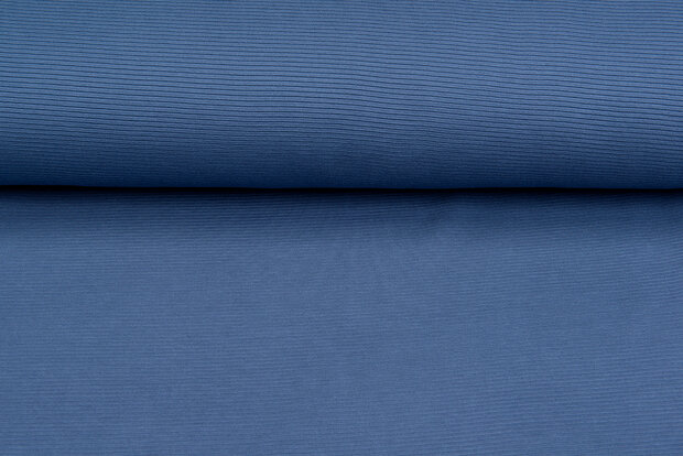 Ottoman Ripp Jersey metalblau