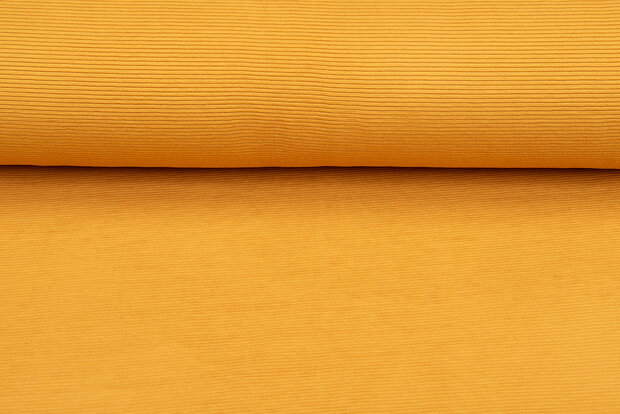 Ottoman Ripp Jersey ockergelb