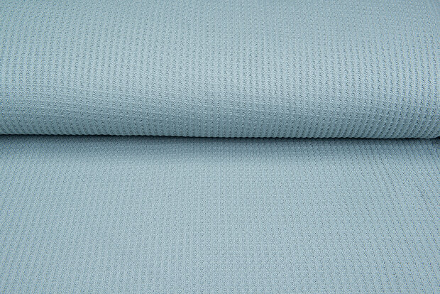 grob gestricktes Waffelpiqu&eacute; dunkelmint