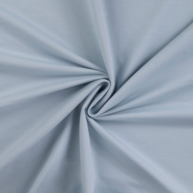 French terry pastelblau