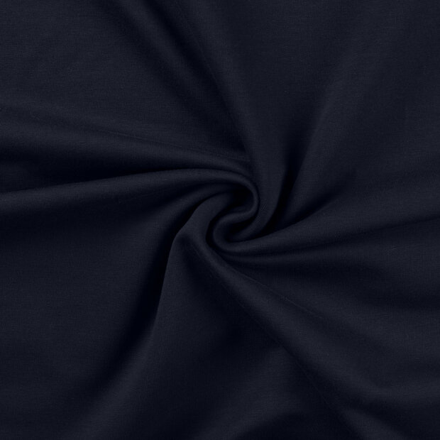 French terry marineblau