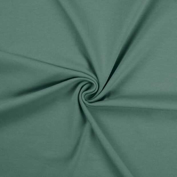 Baumwolljersey dunkelmint