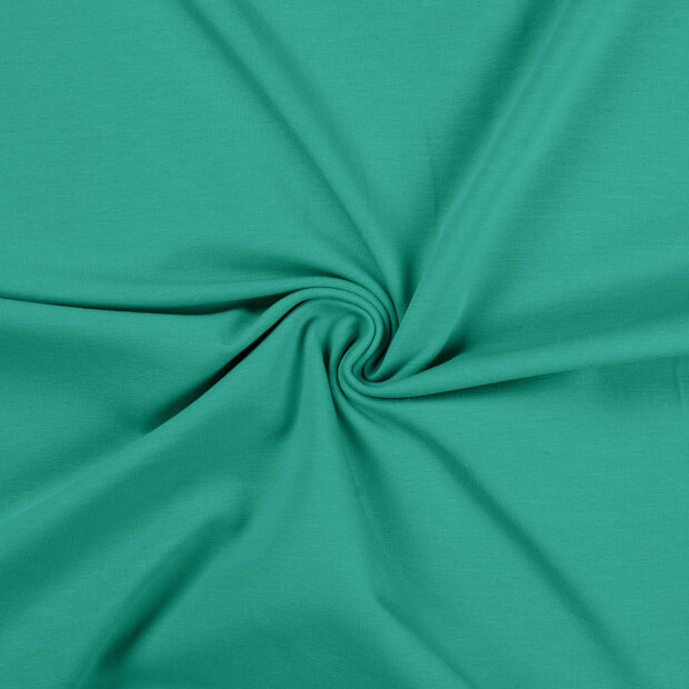 Baumwolljersey hell emerald