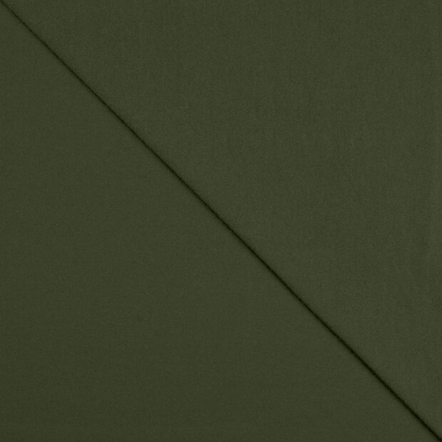 Baumwolljersey olivgr&uuml;n