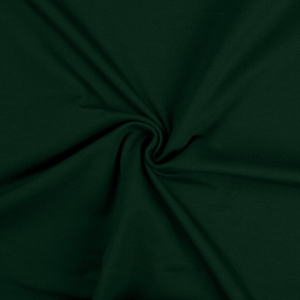 Baumwolljersey dunkelgr&uuml;n