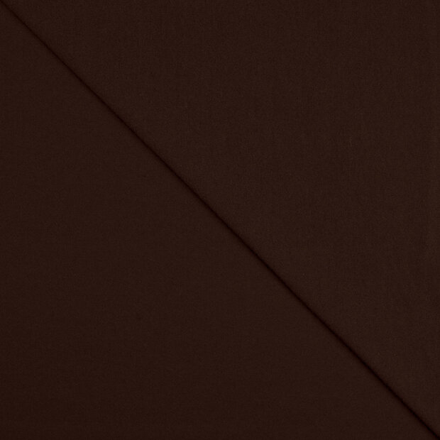 Baumwolljersey dunkelbraun