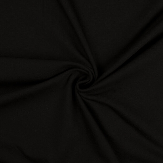Baumwolljersey schwarz