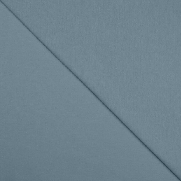 Baumwolljersey metalblau