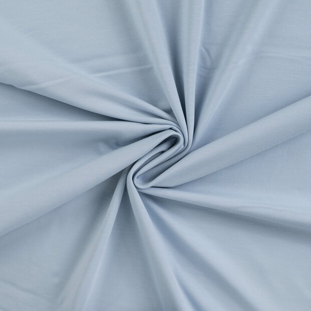 Baumwolljersey pastelblau