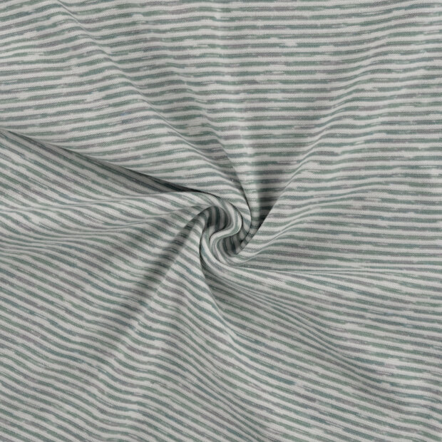 B&uuml;ndchenstoff stripes melange mint