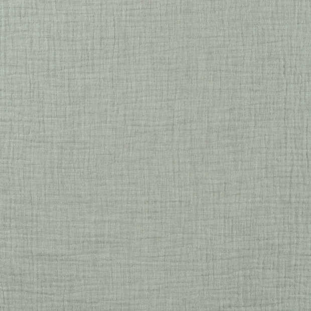 Baumwoll Musselin melange mint
