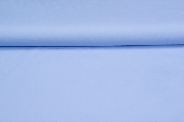 Baumwolle Popeline uni blau-metalblau