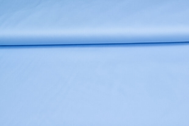 Baumwolle Popeline uni hellblau