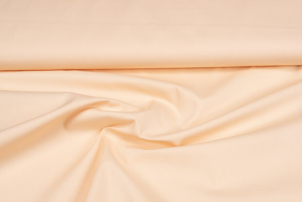 Baumwolle Popeline uni beige-gelb