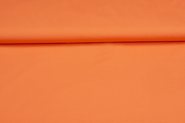 Baumwolle Popeline uni orange