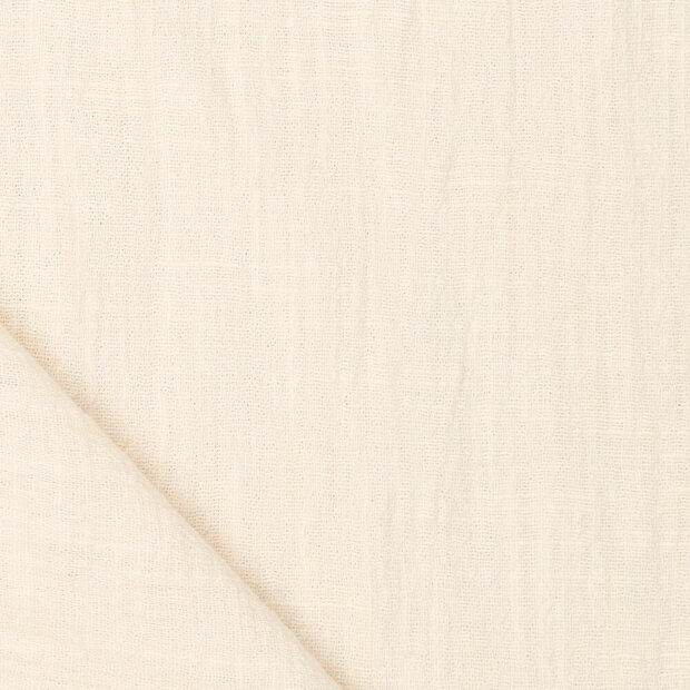 Slub Stone Washed Baumwolle beige