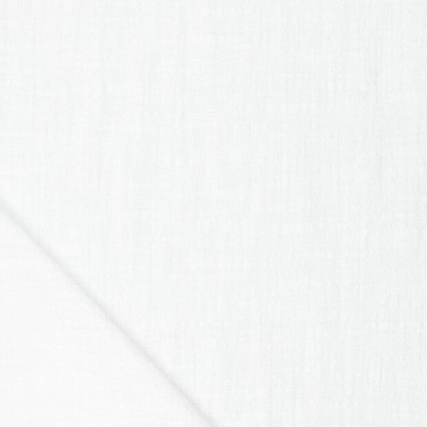 Slub Stone Washed Baumwolle off-white