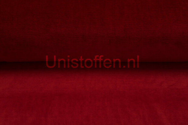 Nicky Velours ,dunkelrot