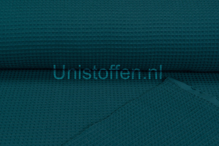 Waffeltuch fein petrol