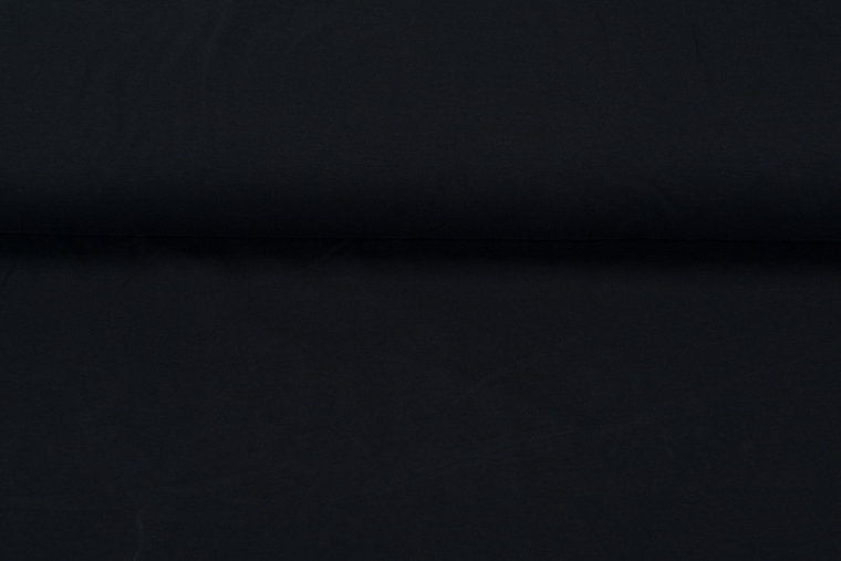 Baumwolljersey Meliert Black Yarn dunkelblau