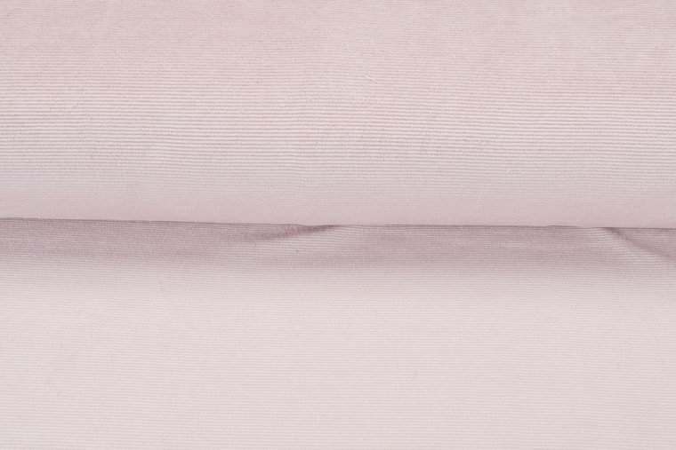 Feincord Jersey pastel hellrosa